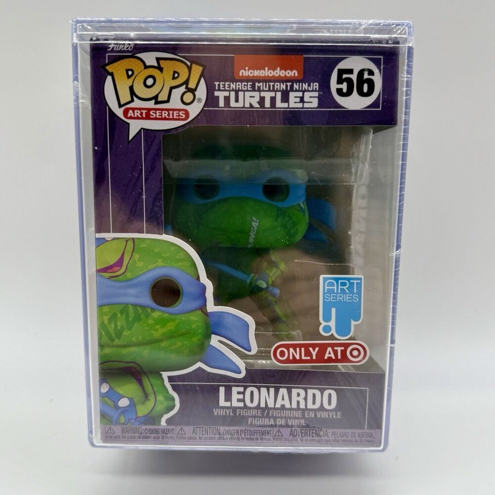 Leonardo Artist Series #56 TMNT Funko Pop! Figure Hard Case NEW Sealed See Notes